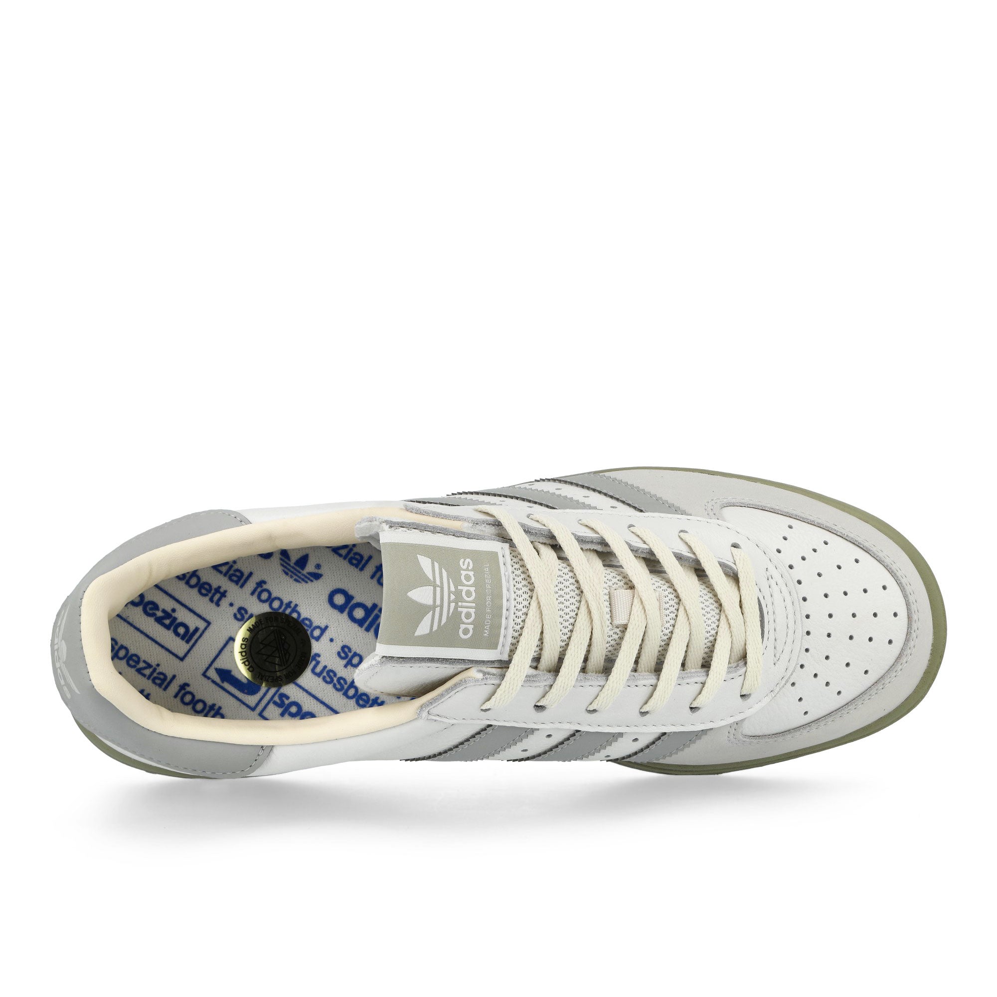 adidas GS II SPZL Crystal White / Stone / Grey One Sneaker JR1554 Detail View 1 | Overkill

