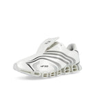 adidas F50 Tunit Megaride Consortium Footwear White / Core Black / Silver Metallic Low Top Sneakers JR2200 Close-up | Overkill
