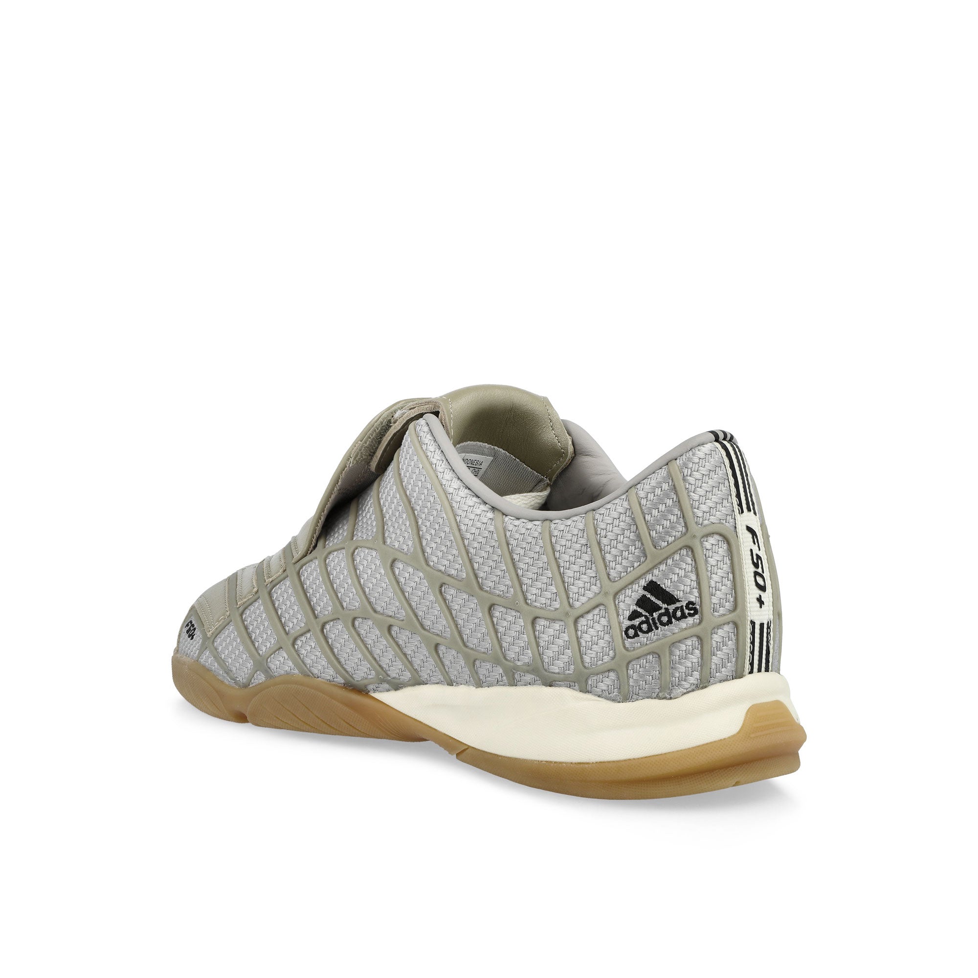 adidas F50 Sala SP Consortium Tech Metallic / Clear Granite / Cream White Low Top Sneakers JR2206 Material | Overkill
