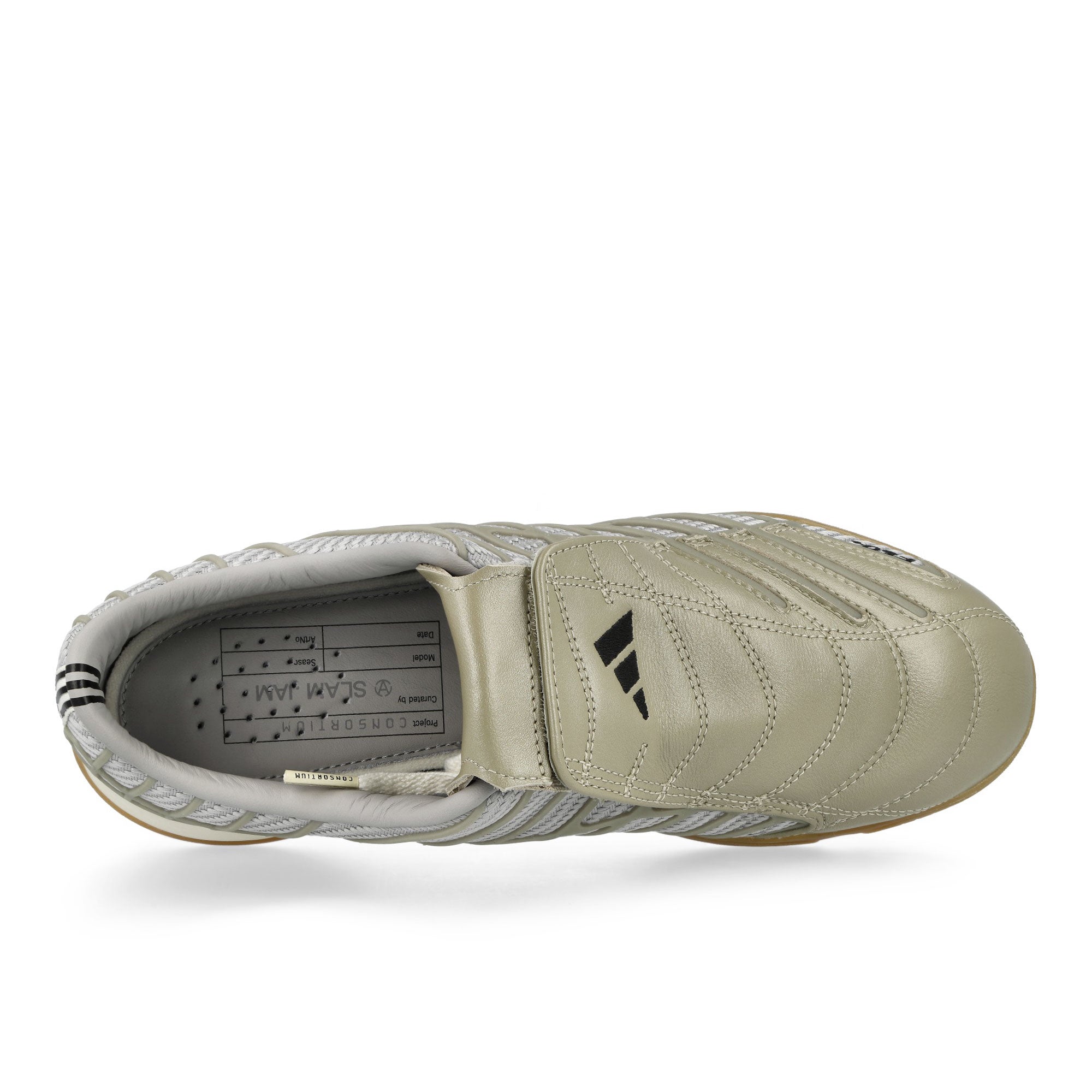 adidas F50 Sala SP Consortium Tech Metallic / Clear Granite / Cream White Low Top Sneakers JR2206 Detailfoto | Overkill
