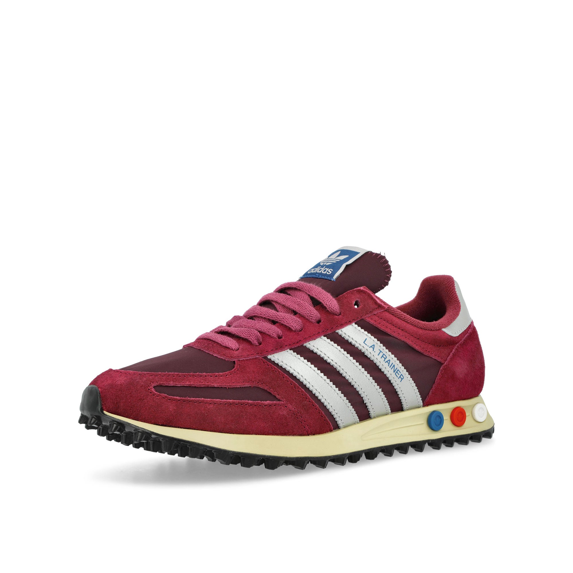 adidas LA Trainer OG Noble Maroon / Silver Metallic / Maroon LA Trainer OG JQ5715 Close-up | Overkill