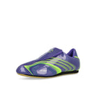 adidas Taekwondo F50 W Purple Rush / Lucid Lemon / Team Royal Blue Low Top Sneakers  Close Up | Overkill