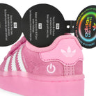adidas Campus 00S Led Lights CF EL I Bliss Pink / Footwear White / Clear Pink Low Top Sneakers JS1283 Detail View 4 | Overkill
