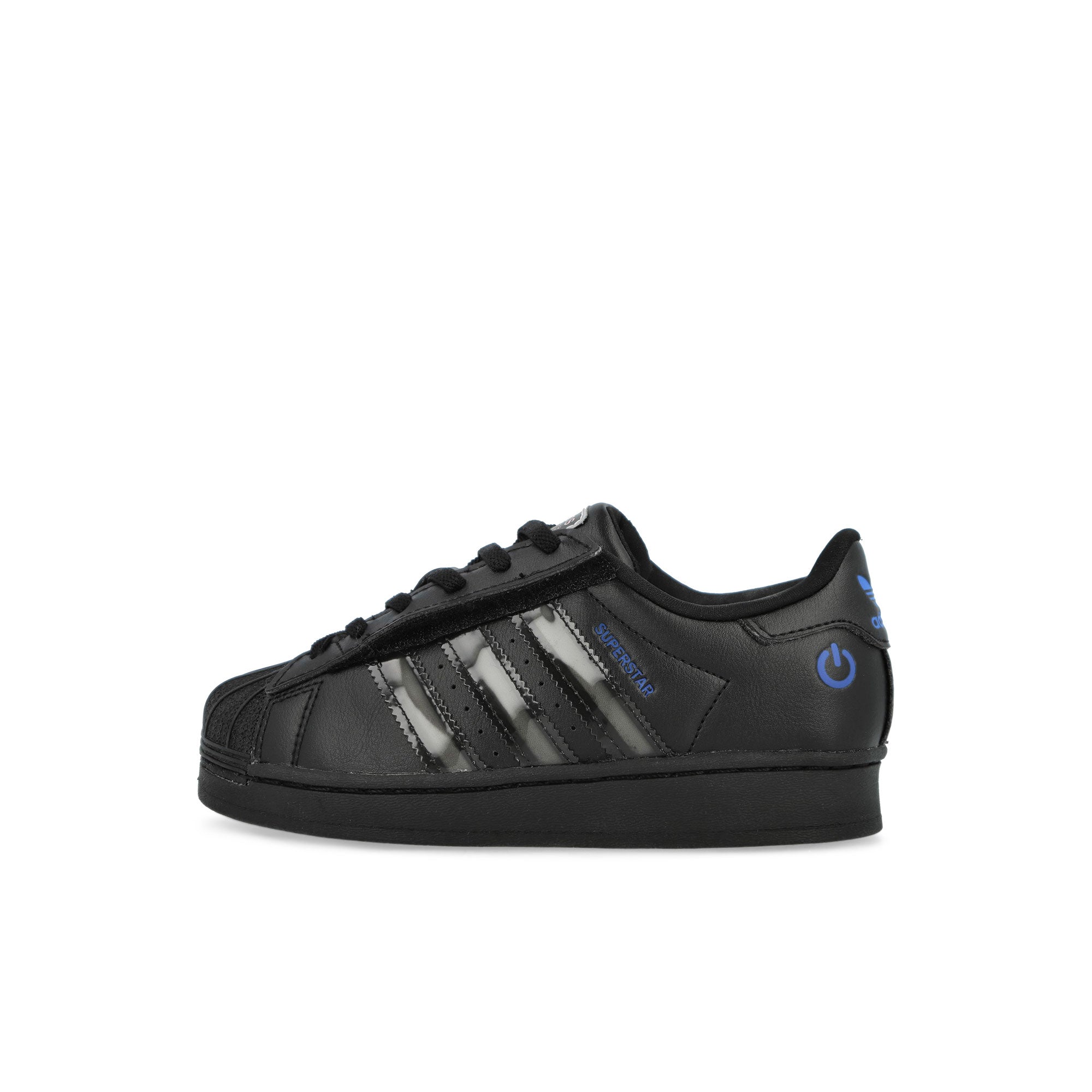 adidas Superstar Led Lights CF EL C Core Black / Core Black / Preloved Violet Low Top Sneakers JS1291 | Overkill
