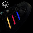 adidas Superstar Led Lights CF EL I Core Black / Core Black / Preloved Violet Low Top Sneakers JS1295 Material | Overkill
