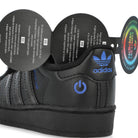 adidas Superstar Led Lights CF EL I Core Black / Core Black / Preloved Violet Low Top Sneakers JS1295 Detail View 3 | Overkill
