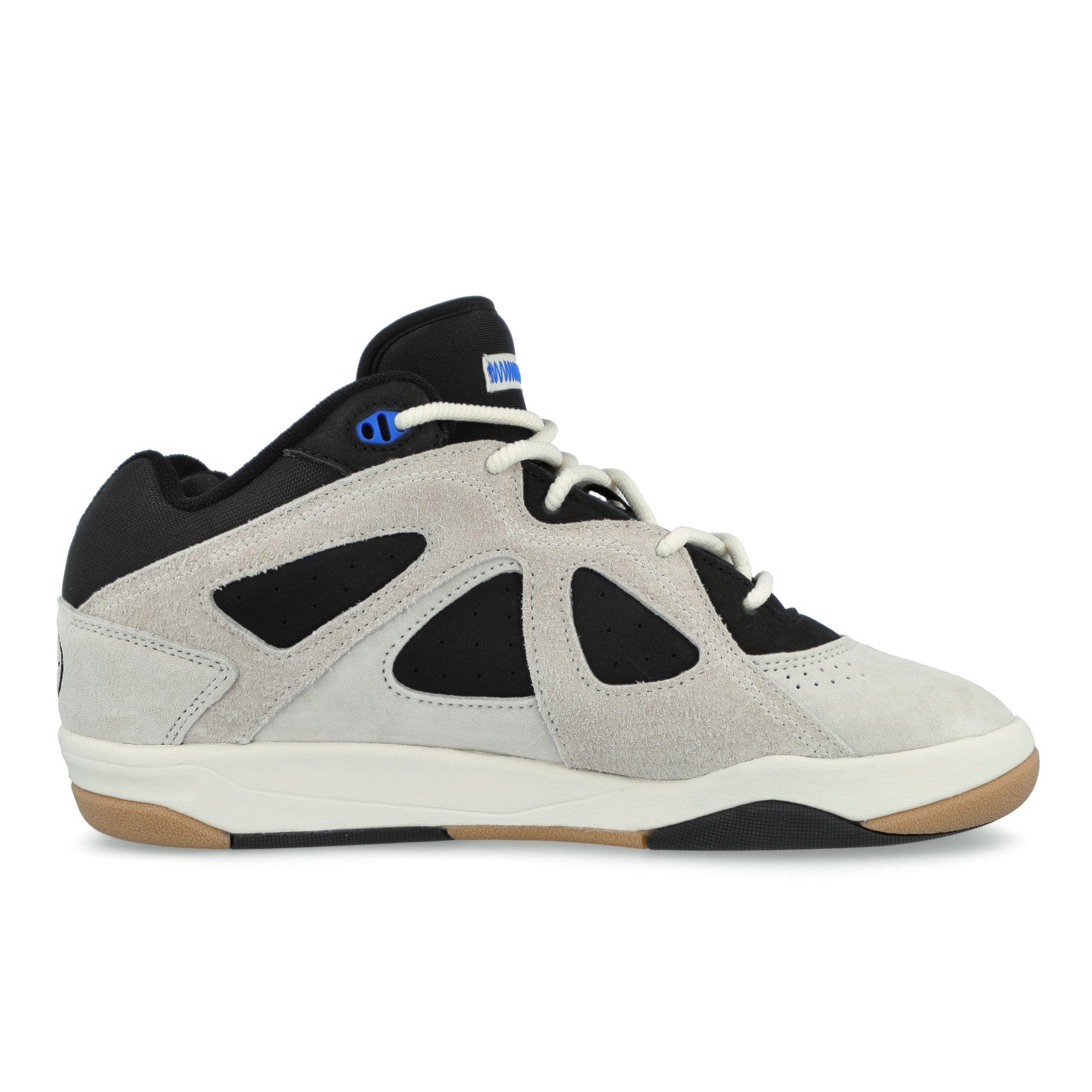 Bad Bunny x adidas BadBo 1.0 Off White / Core Black / Gum 3 Mid Tops Sneakers JS3886 Silhouette | Overkill
