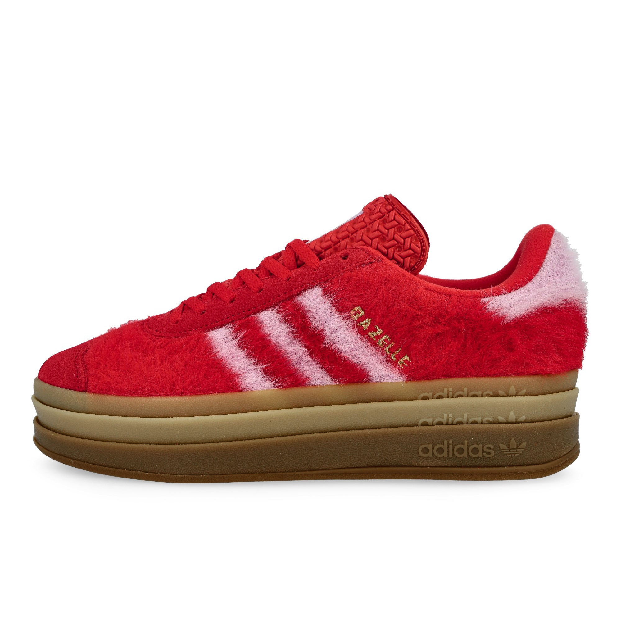 adidas Gazelle Bold W Better Scarlet / Bliss Lilac / Gold Metallic Low Top Sneakers JS3905 | Overkill
