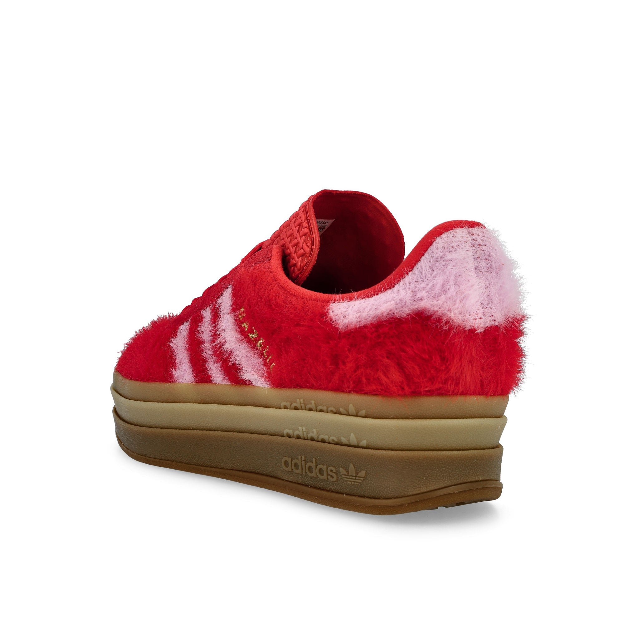 adidas Gazelle Bold W Better Scarlet / Bliss Lilac / Gold Metallic Low Top Sneakers JS3905 Material | Overkill
