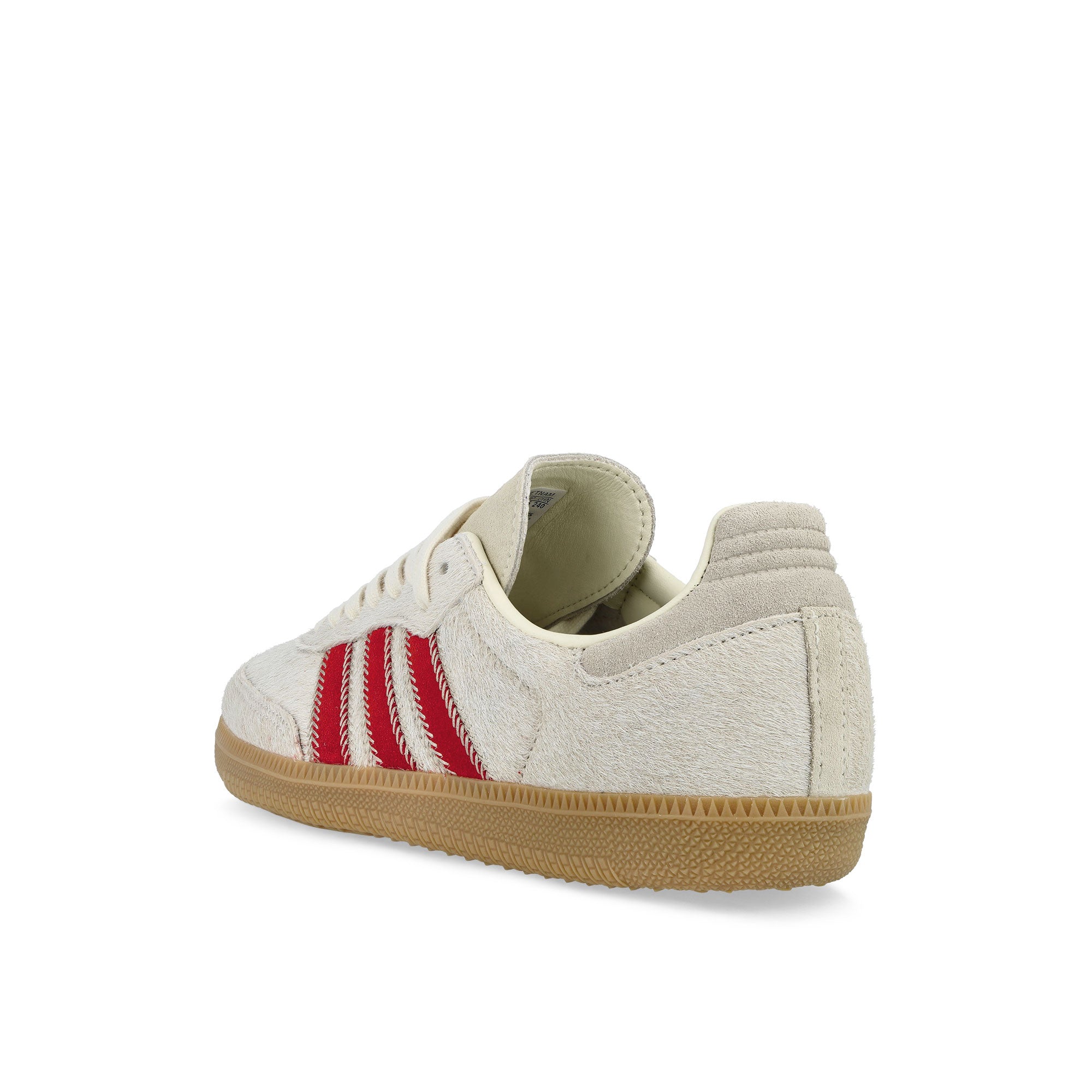 adidas Samba OG W Wonder Beige / Cream White / Better Scarlet Low Top Sneakers JS3935 Material | Overkill
