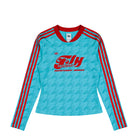 adidas Footie AOP Longsleeve Blue Glow Longsleeve JW0271 | Overkill
