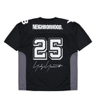 Neighborhood x Y-3 Football Jersey Black T-Shirts JW6997 Close-up | Overkill
