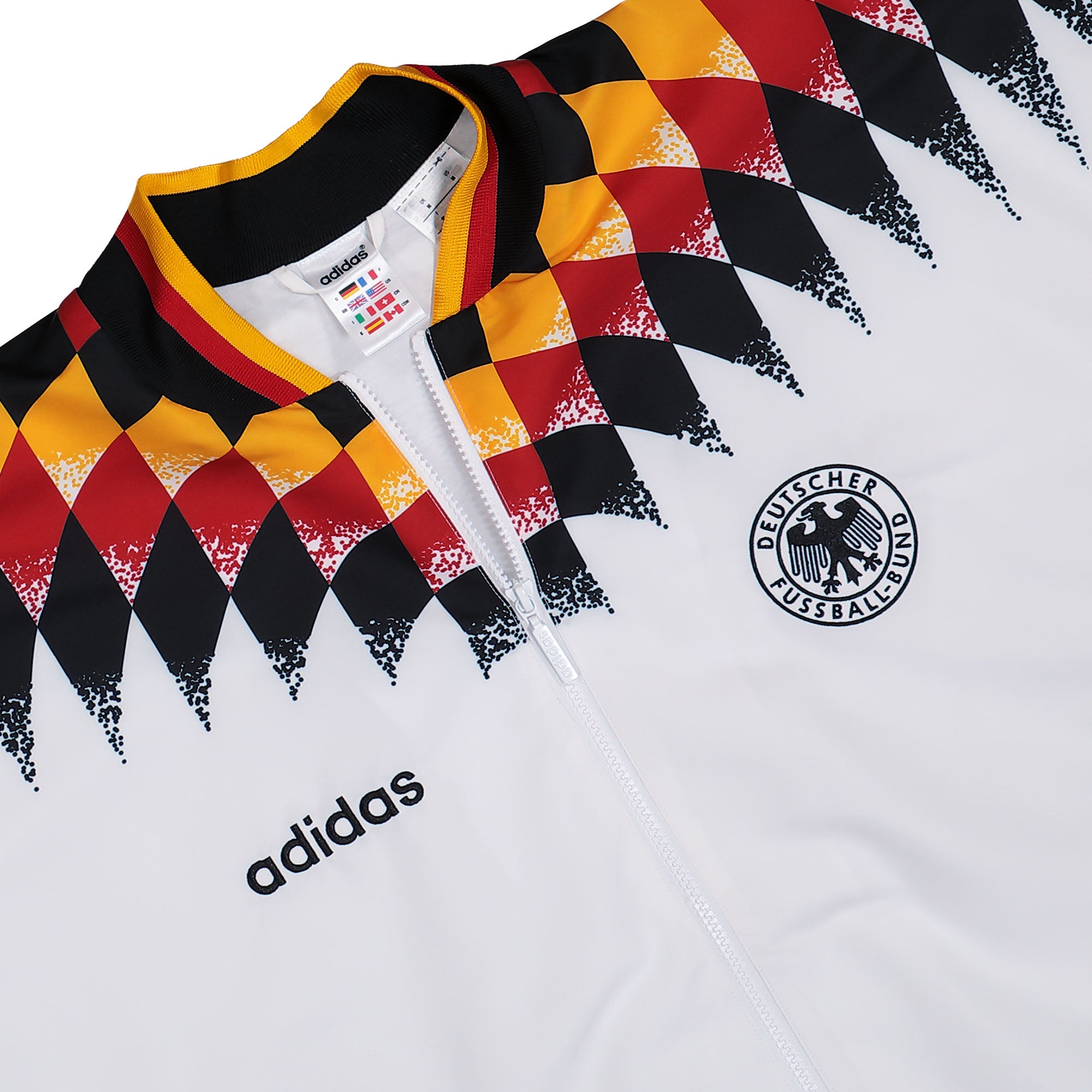 adidas  DFB Germany Track Top 94 White Track Jackets JW8809 Detailfoto | Overkill
