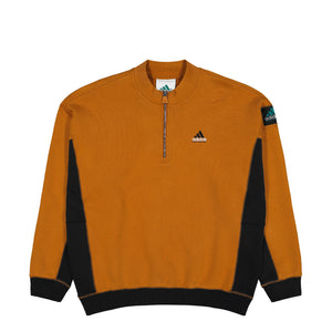 adidas Equipment Half Zip Sweater Craft Ochre / Black Sweatshirts JX1466 | Overkill