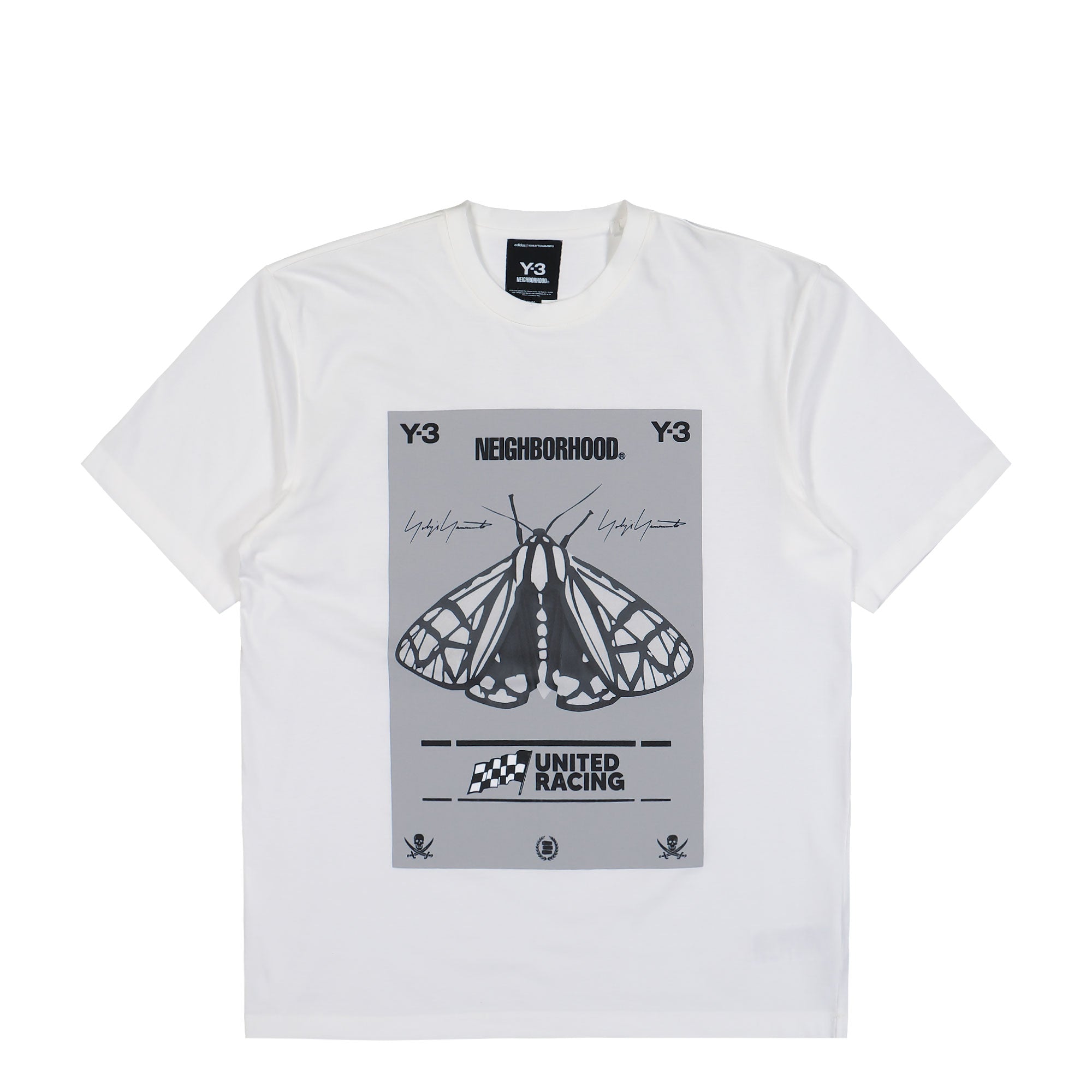 Neighborhood x Y-3 GFX Tee Core White T-Shirts JX7437 | Overkill