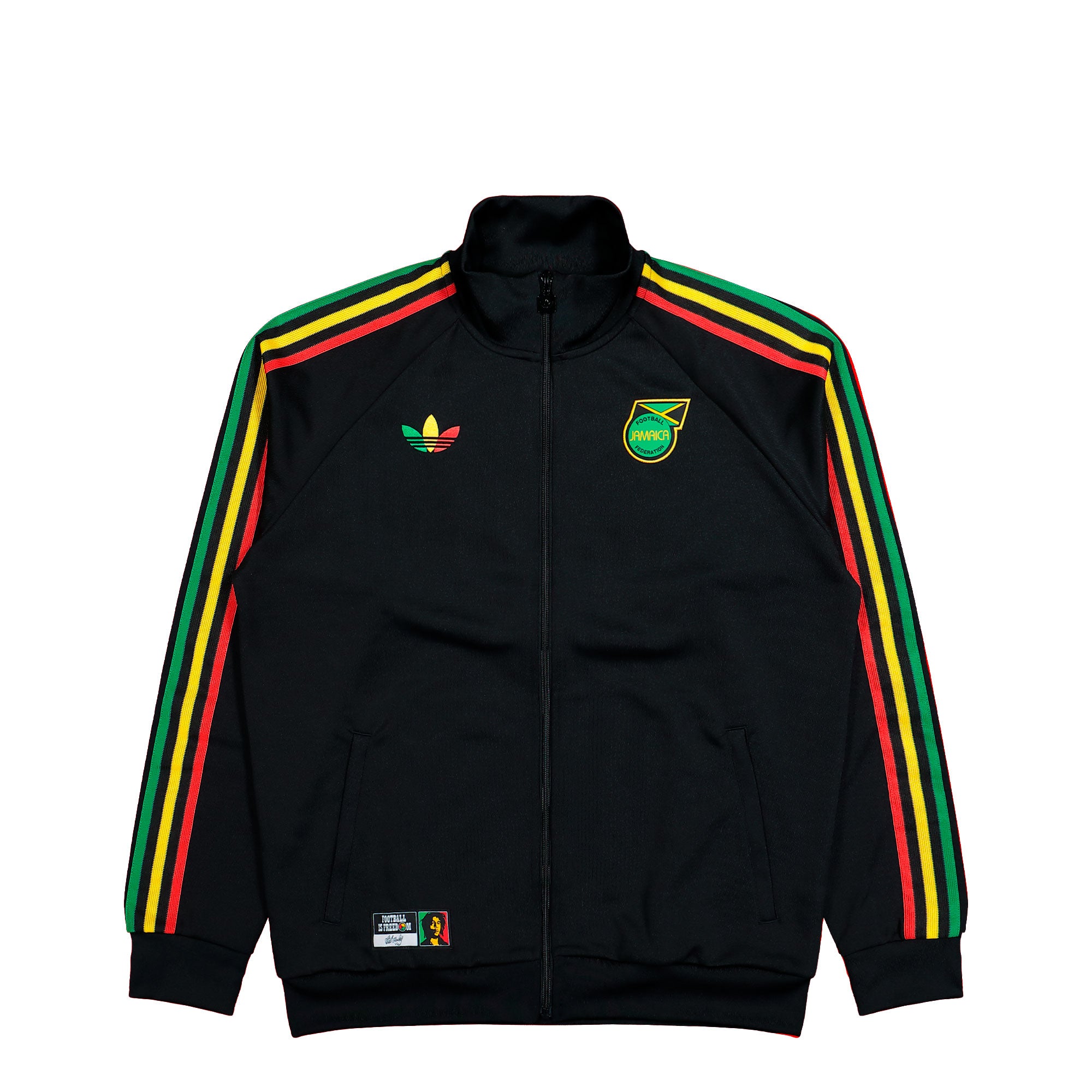 adidas JFF Jamaica OG Track Top Black Track Jackets JY5225 | Overkill
