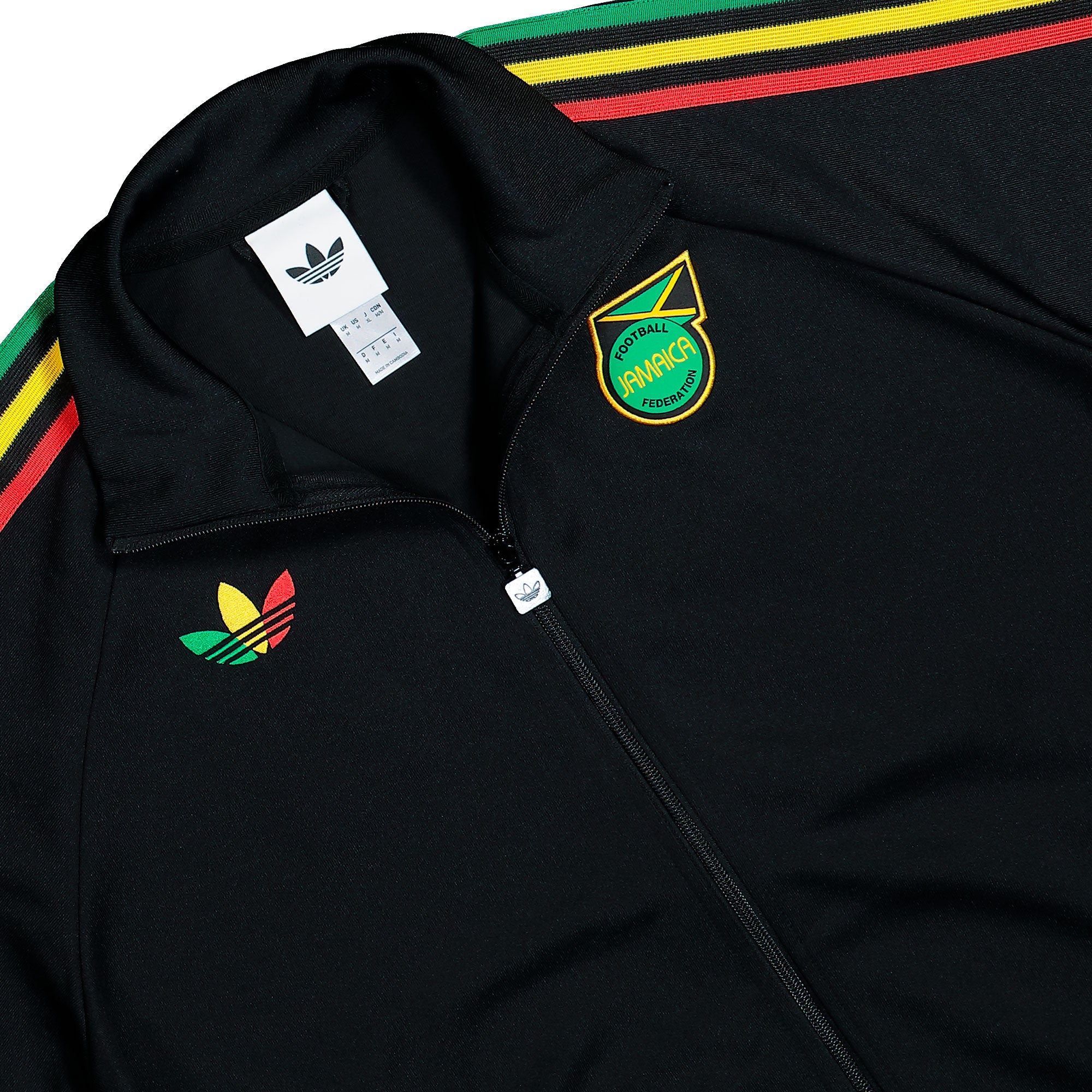 adidas JFF Jamaica OG Track Top Black Track Jackets JY5225 Detailfoto | Overkill
