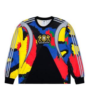 Brain Dead x adidas LS Jersey Black / EQT Yellow Longsleeve JY7958 | Overkill
