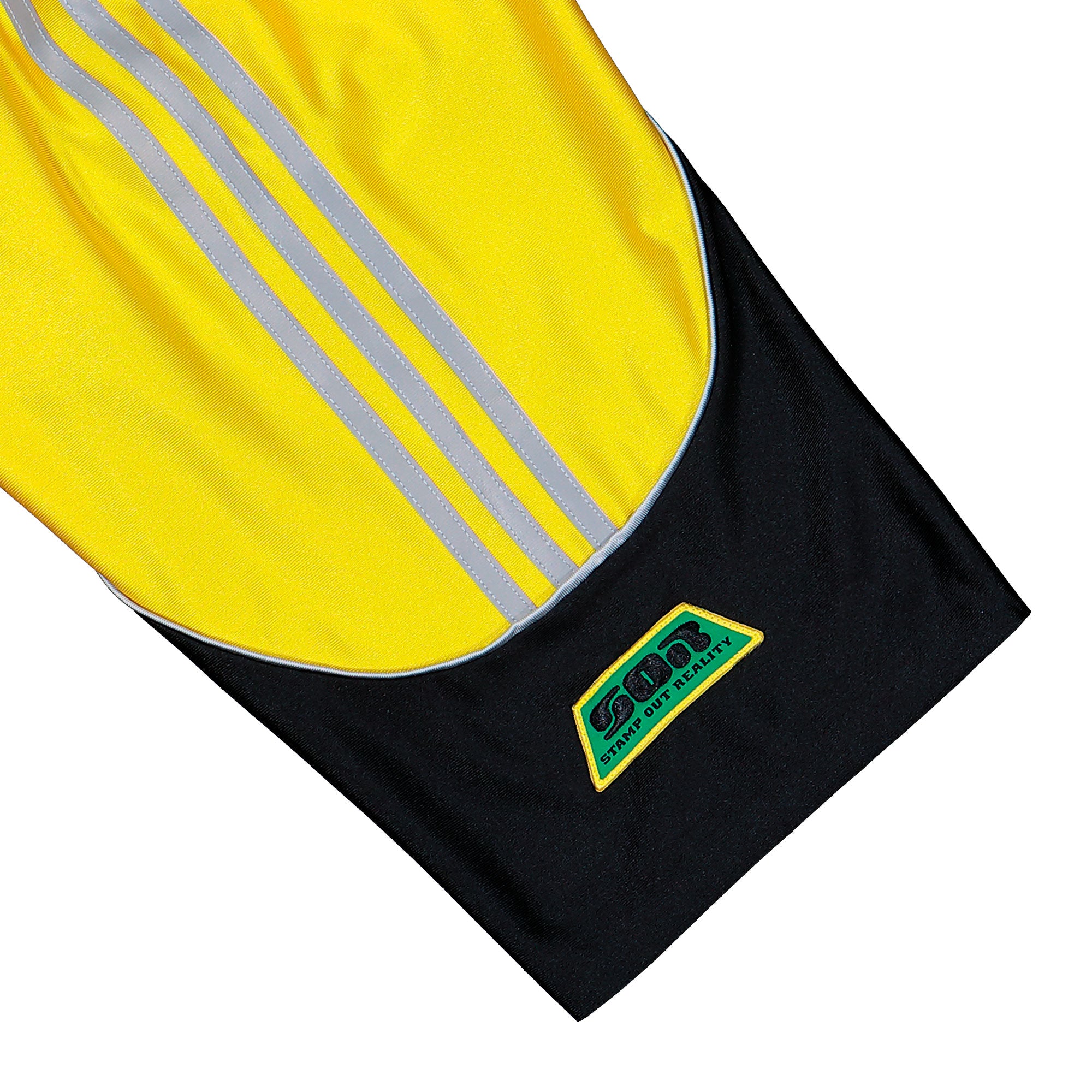 Brain Dead x adidas FB Jersey Silver Metallic T-Shirt JY7960 Detail View 3 | Overkill
