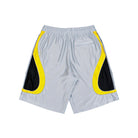 Brain Dead x adidas FB Short Silver Metallic Shorts JY7962 Close-up | Overkill
