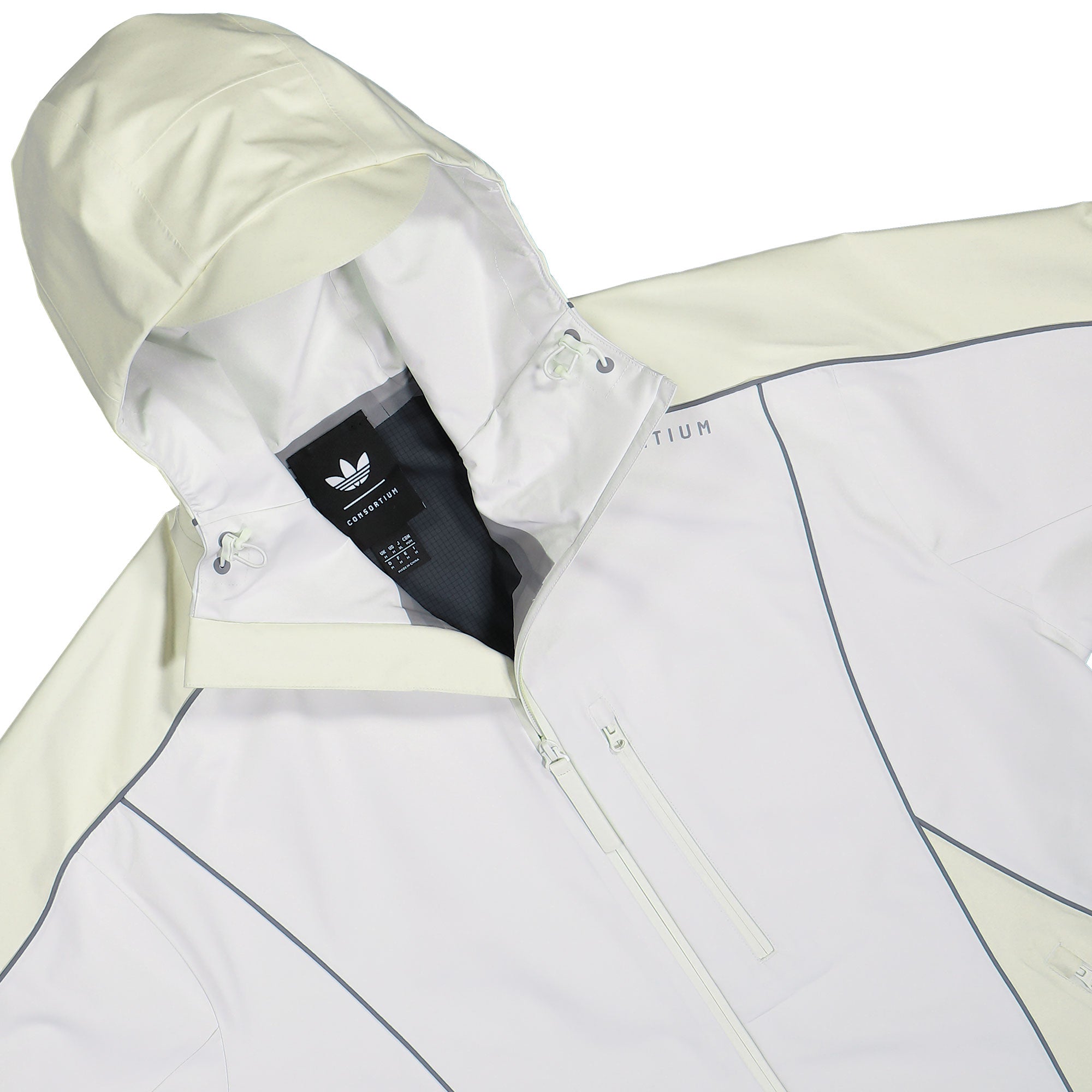 adidas Consortium Shell Jacket Chalk White Jackets JY8321 Detailfoto | Overkill
