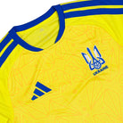 adidas UAF Ukraine Home Jersey Bright Yellow T-Shirts JZ4622 Detailfoto | Overkill
