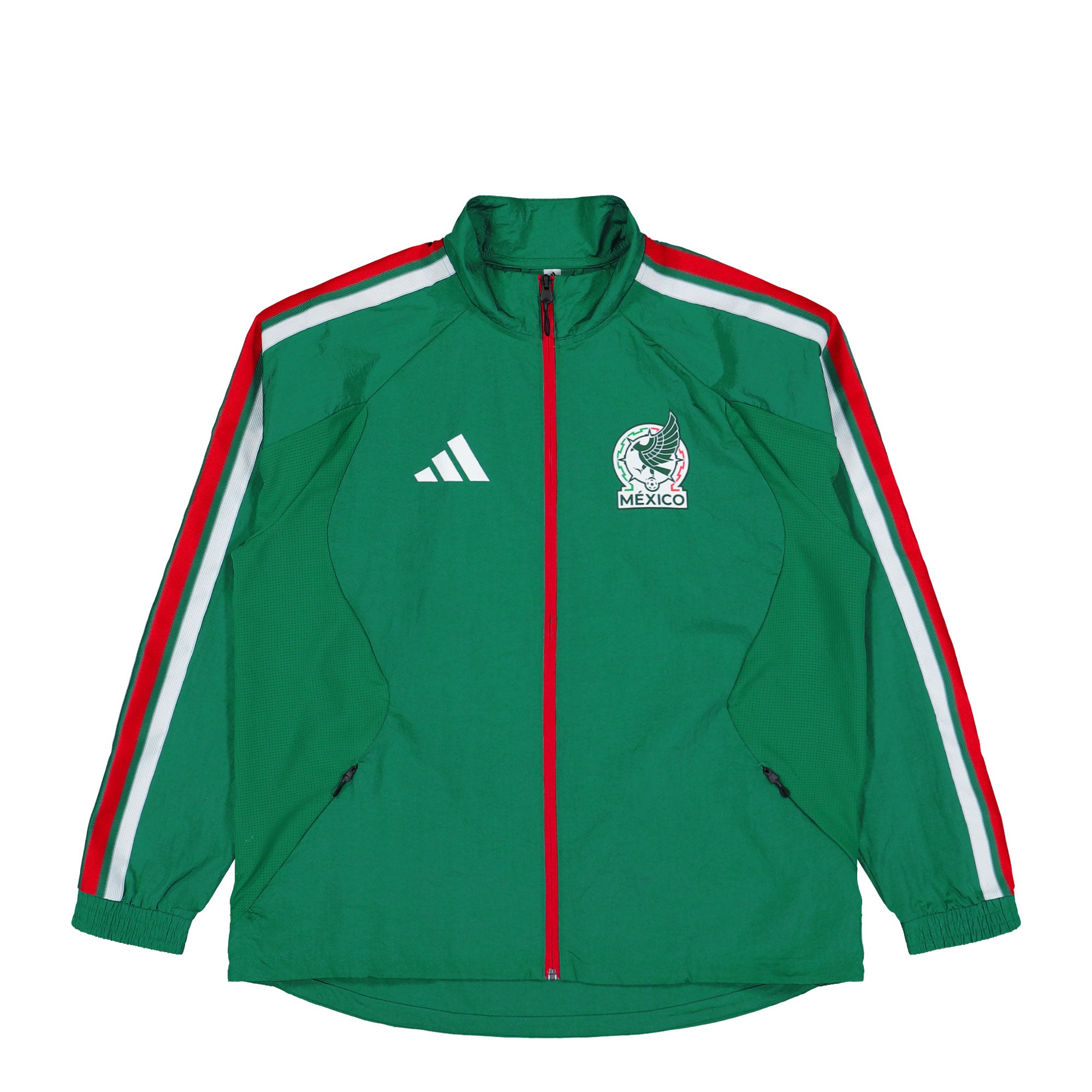 adidas FMF Mexico Home Anthem Jacket 26 Bold Green Track Jackets JZ6458 | Overkill
