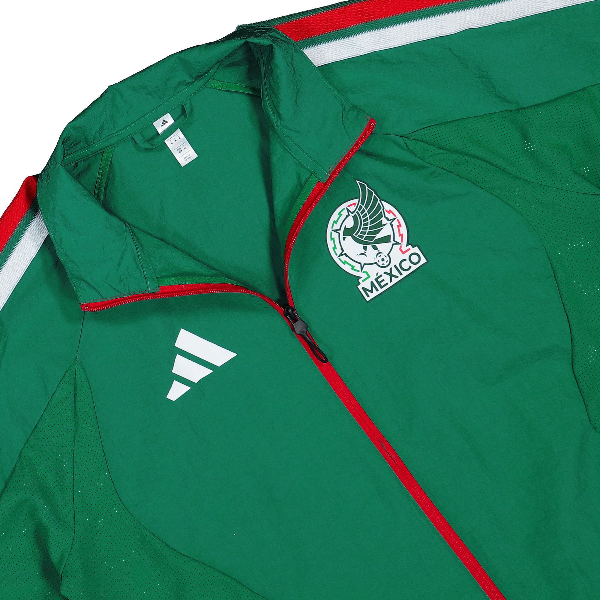 adidas FMF Mexico Home Anthem Jacket 26 Bold Green Track Jackets JZ6458 Detailfoto | Overkill
