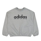 Fear of God Athletics x adidas Crew Medium Grey Heather Sweatshirt JZ7369 | Overkill
