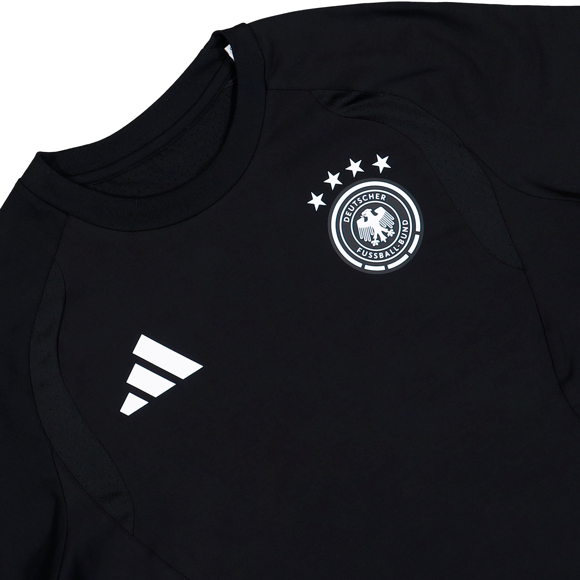 adidas DFB Germany Tiro Travel Tee Black T-Shirt JZ9330 Detailfoto | Overkill
