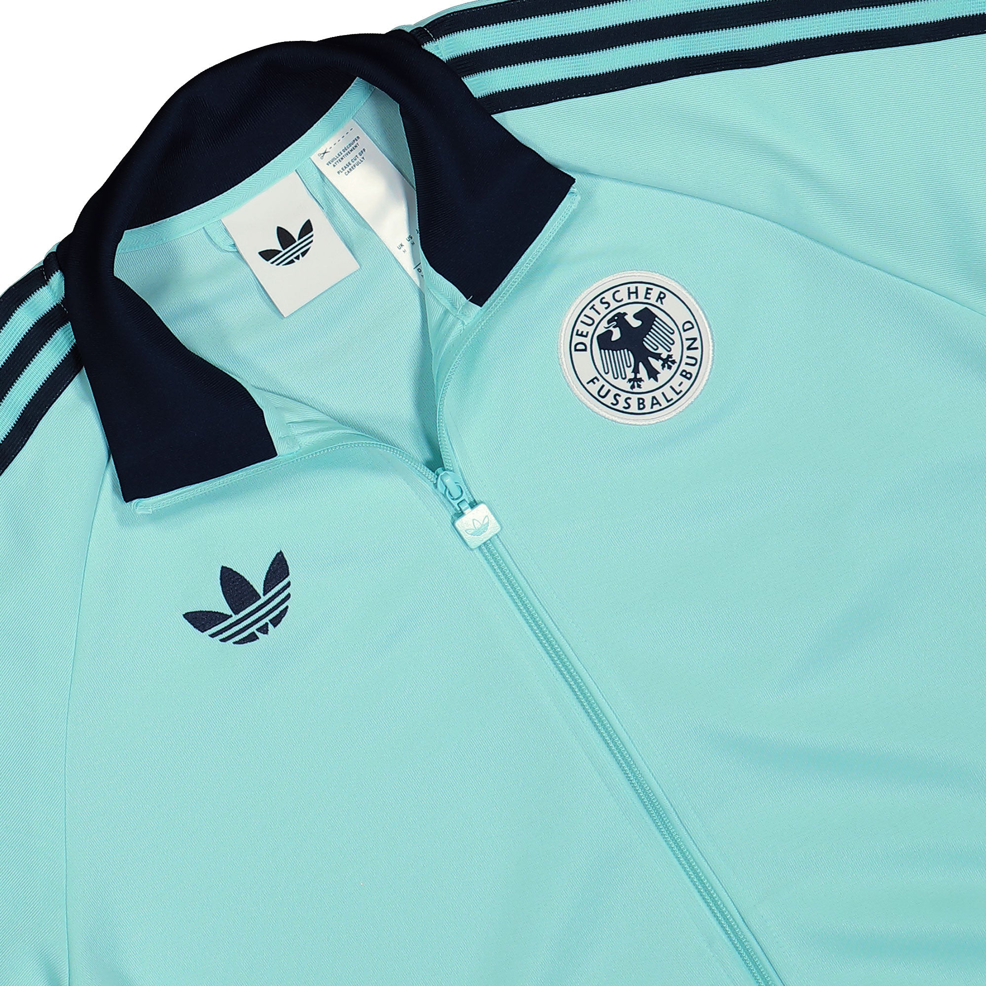 adidas DFB Germany OG Track Top Semi Flash Aqua Track Jacket JZ9340 Detailfoto | Overkill

