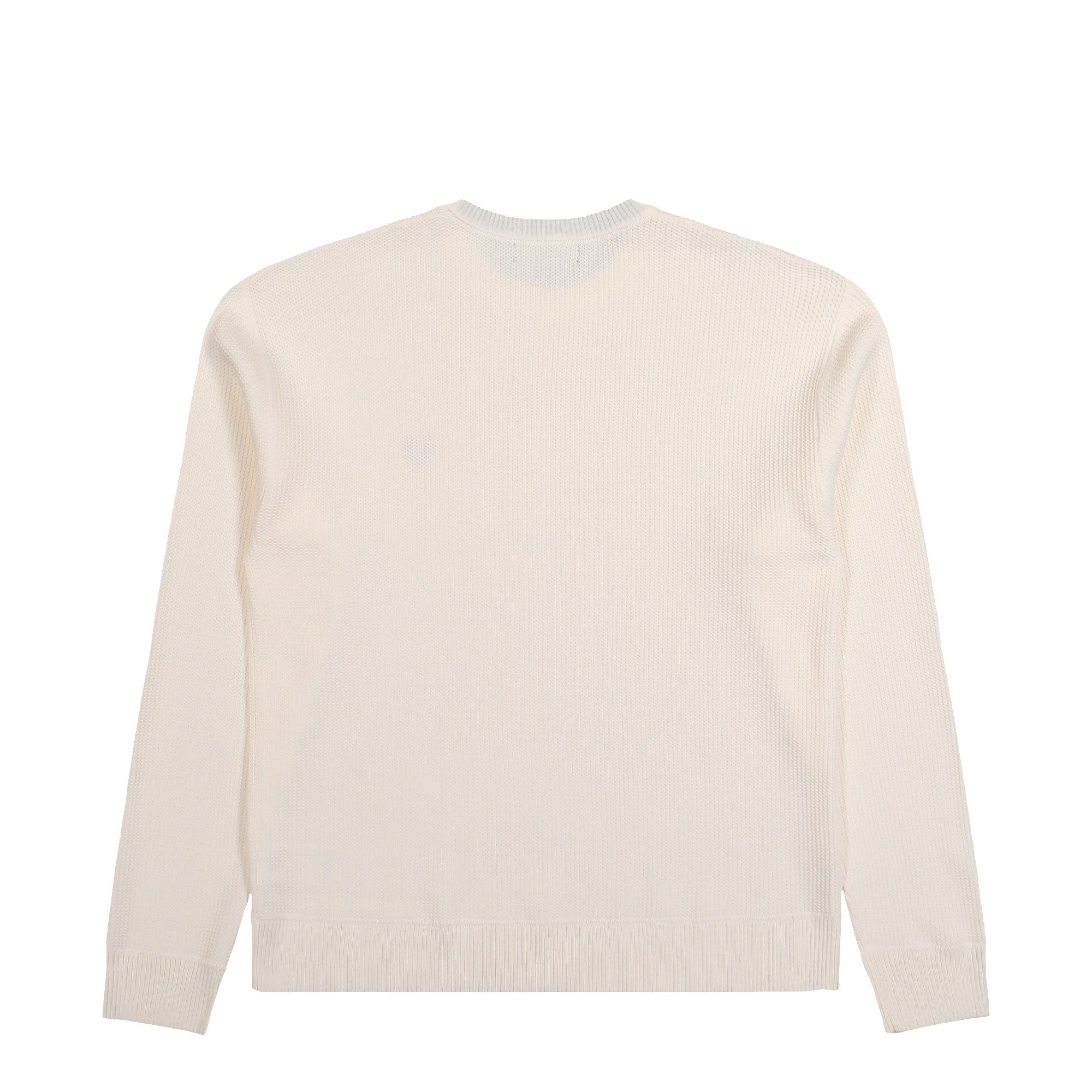 Fred Perry Textured Jumper Ecru Sweatshirt K2318-560 Close-up | Overkill
