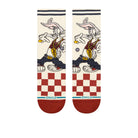 Stance Kids Bugs Crew Socks Vintage White Socks Close-up | Overkill
