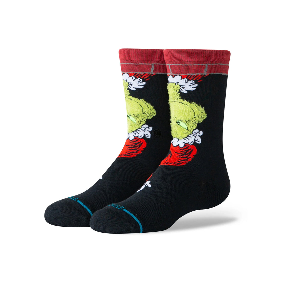 Stance Kids Down The Chimney Crew Socks Black Socks K545D26DOW-BLK | Overkill
