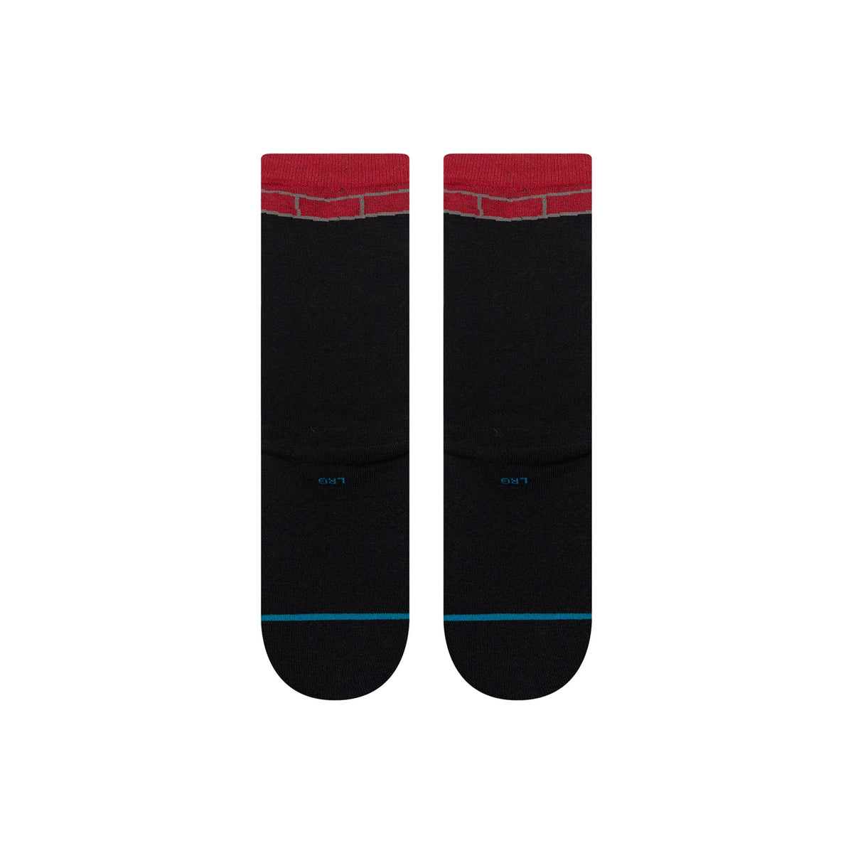 Stance Kids Down The Chimney Crew Socks Black Socks K545D26DOW-BLK Close-up | Overkill
