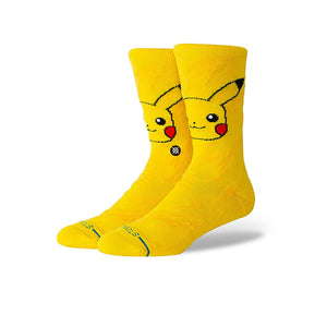 Stance Kids Pikachu Bolt Crew Socks Yellow Socks K555D26PIK-YEL | Overkill
