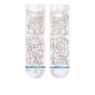 Stance Kids DJ Trooper Crew Socks White Socks Close-up | Overkill
