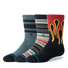 Stance Kids Blaze 3 Pack Socks Multi Socks K556D26BLA-MUL Close-up | Overkill
