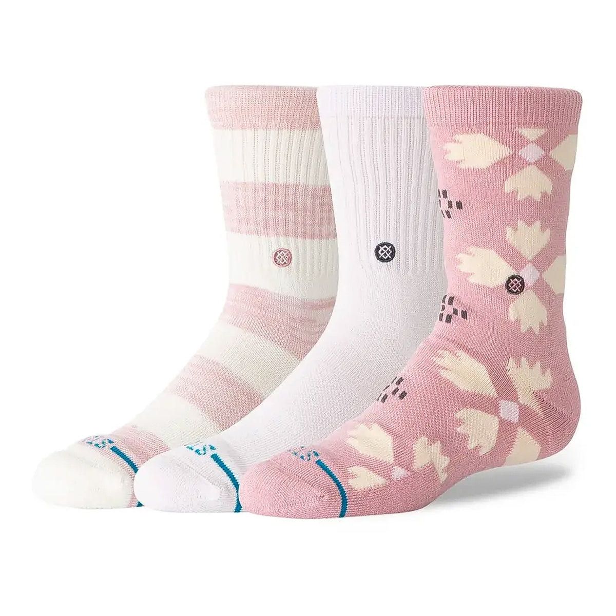 Stance Kids Quinn 3 Pack Socks Multi Socks K556D26QUI-MUL Close-up | Overkill
