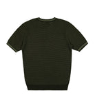Fred Perry Textured Knitted T-Shirt Hunting Green T-Shirts Material | Overkill