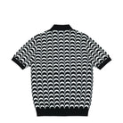 Fred Perry Jacquard Knitted Shirt Black Polo Shirts Material | Overkill