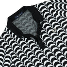 Fred Perry Jacquard Knitted Shirt Black Polo Shirts Close-up | Overkill