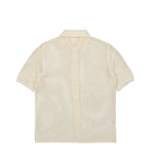 Fred Perry Lace Button Through Shirt Ecru Shirts Material | Overkill