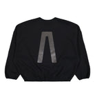 Fear of God Athletics x adidas Crew Black Sweatshirt KA4567 Close-up | Overkill
