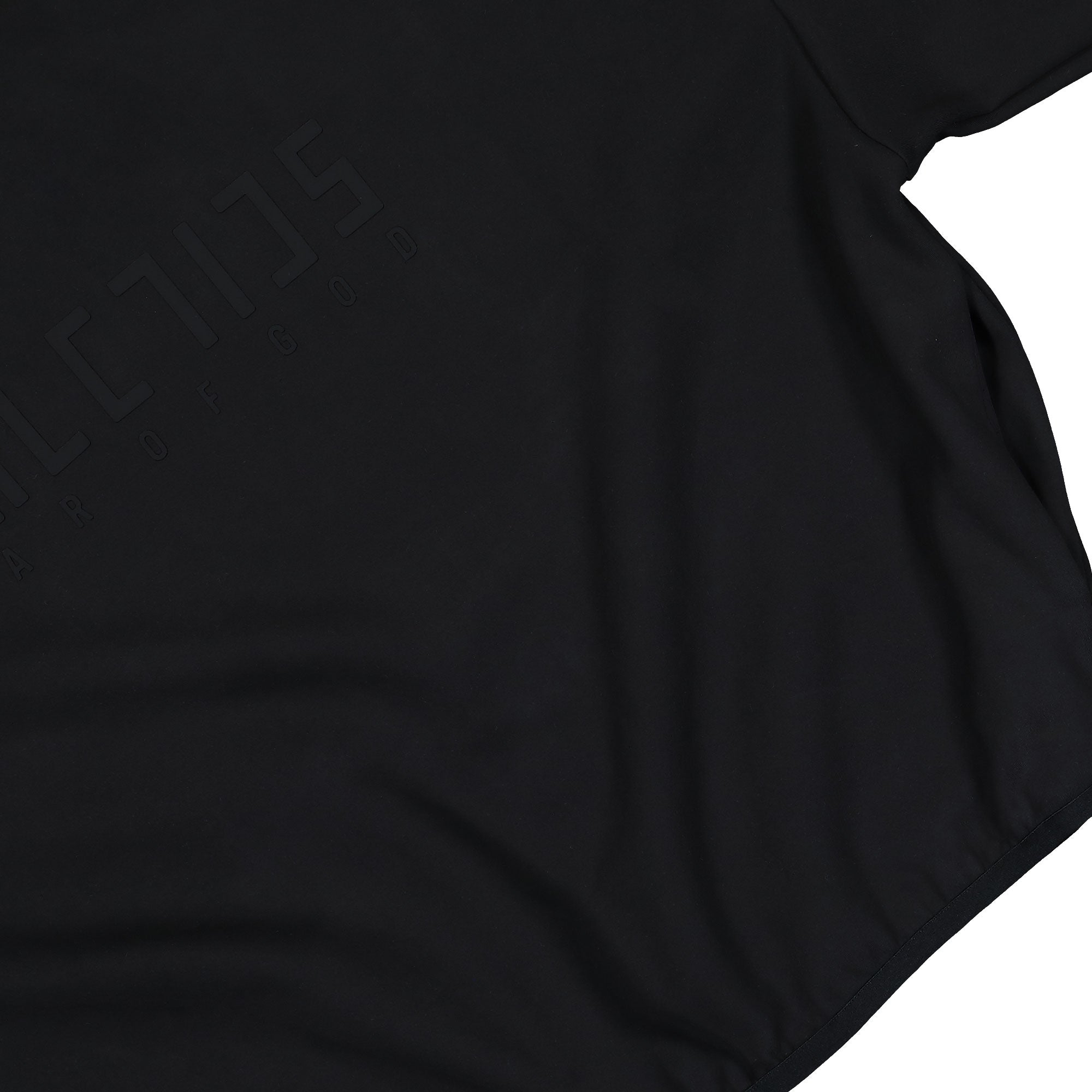 Fear of God Athletics x adidas Crew Black Sweatshirt KA4567 Detail View 1 | Overkill
