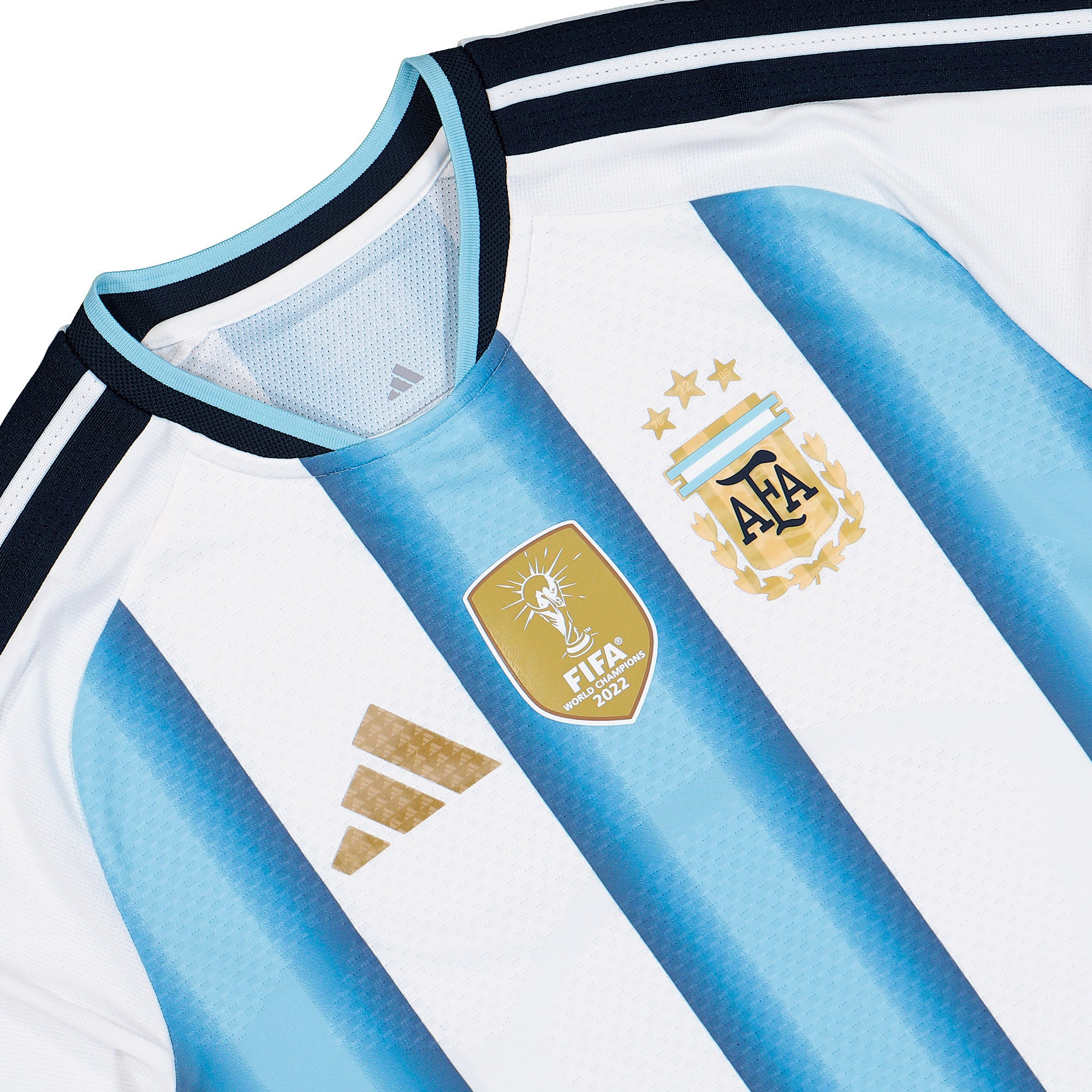 adidas AFA Argentina Authentic LS Home Jersey White / Icey Blue / Light Blue Trikot KA8068 Detailfoto | Overkill
