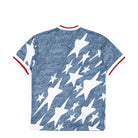 adidas  Denim Graphic Jersey White / Dark Blue T-Shirts KB2726 Close-up | Overkill
