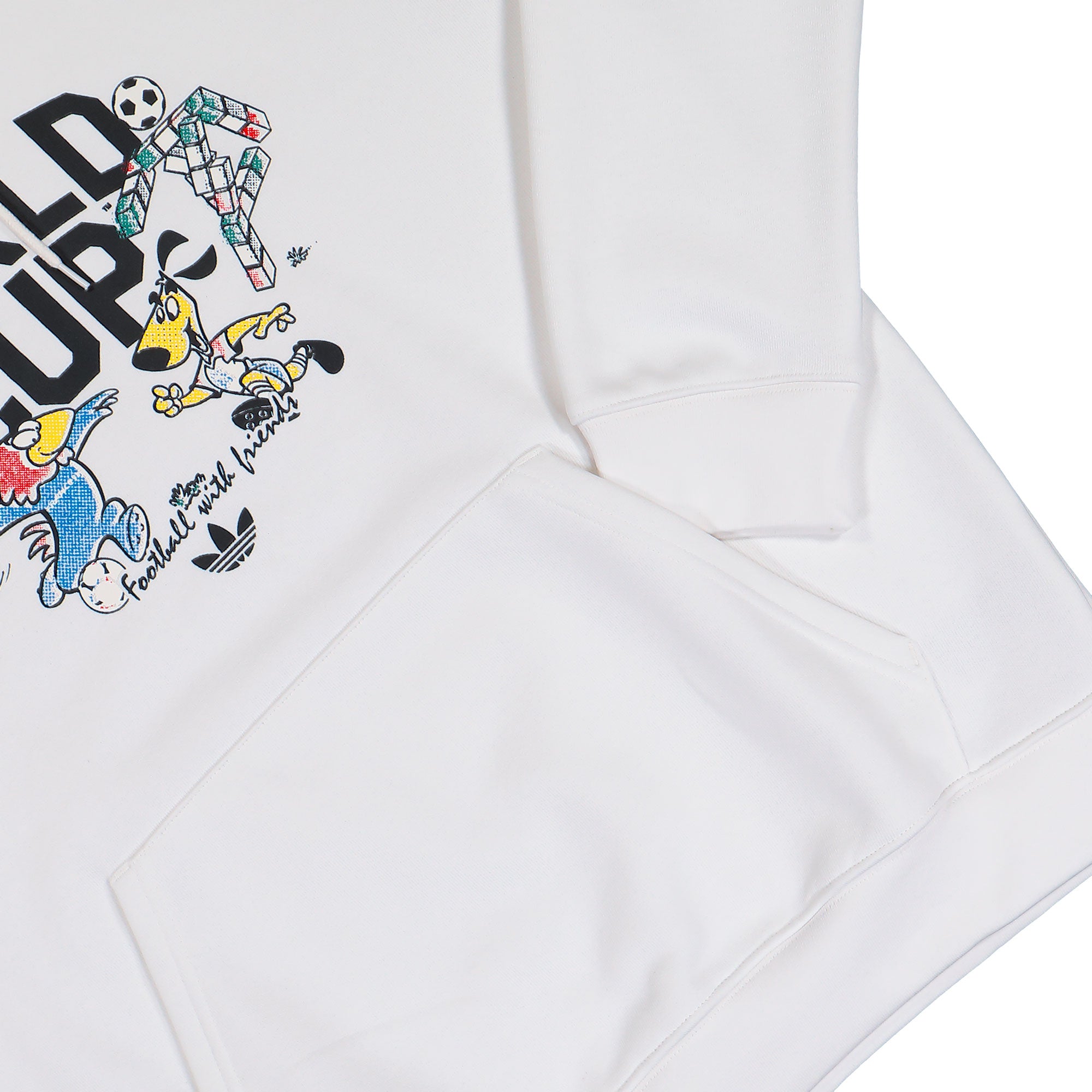 adidas Mascot Hoodie Cloud White Hoodie KB8779 Detail View 1 | Overkill
