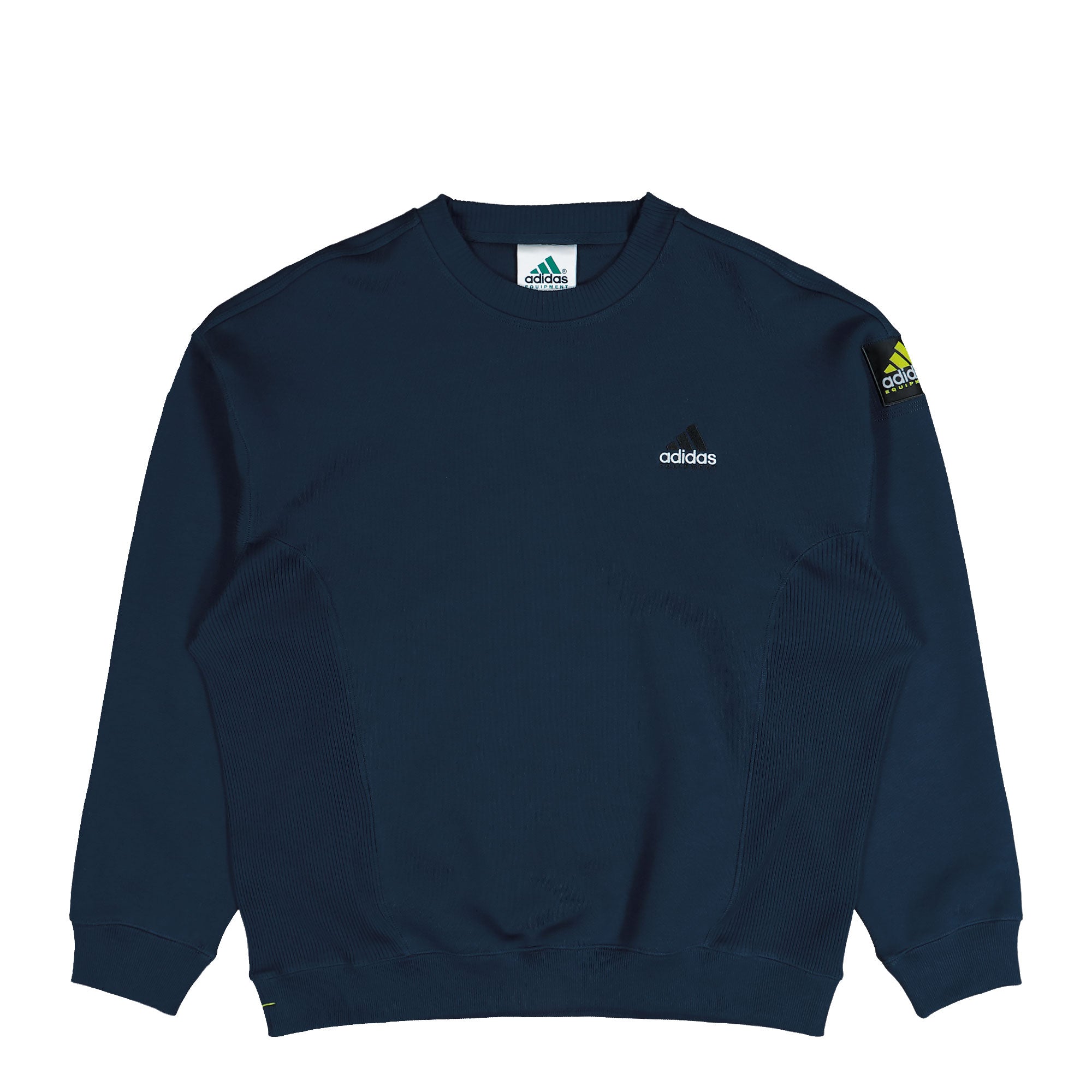 adidas Equipment Rip Crewneck Sweatshirt Night Indigo Sweatshirts KB9323 | Overkill
