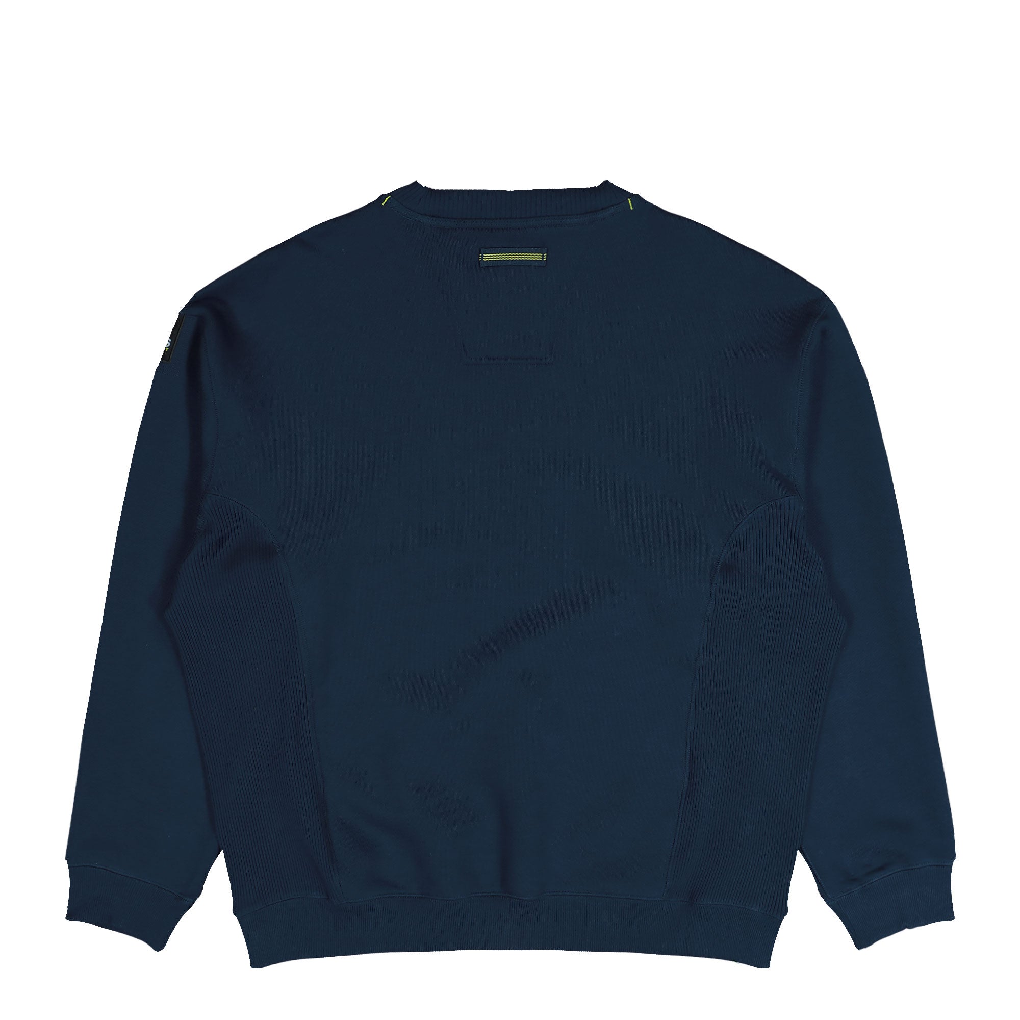adidas Equipment Rip Crewneck Sweatshirt Night Indigo Sweatshirts KB9323 Close-up | Overkill
